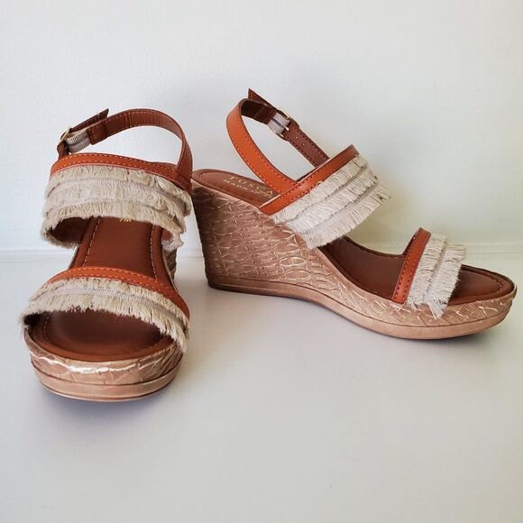Tuscany by Easy Street “Zaira” Wedge Sandals - Picture 1 of 5